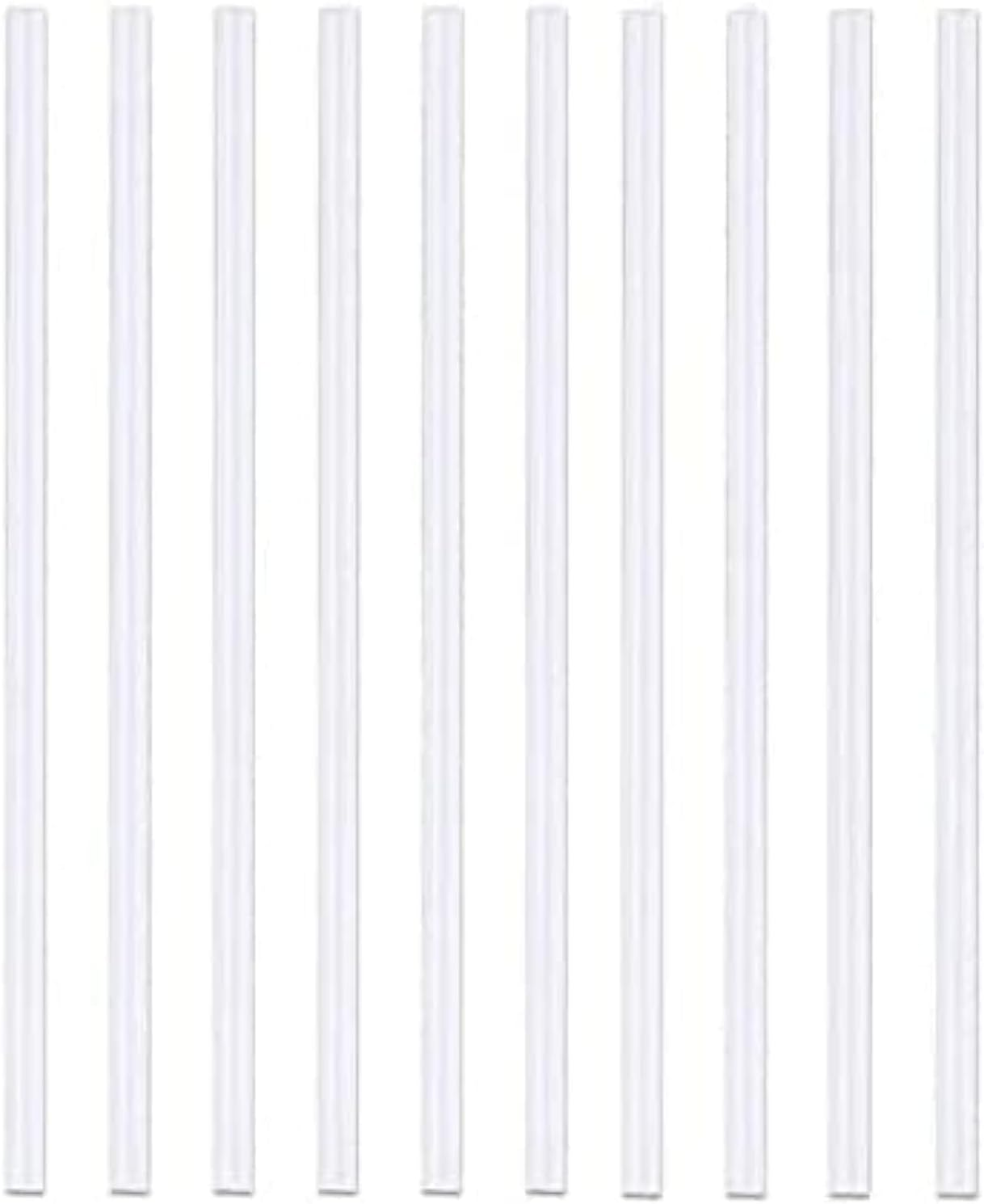 (25 sticks) pack 10.43" Reusable Metal Straws,Plastic and stainless steel