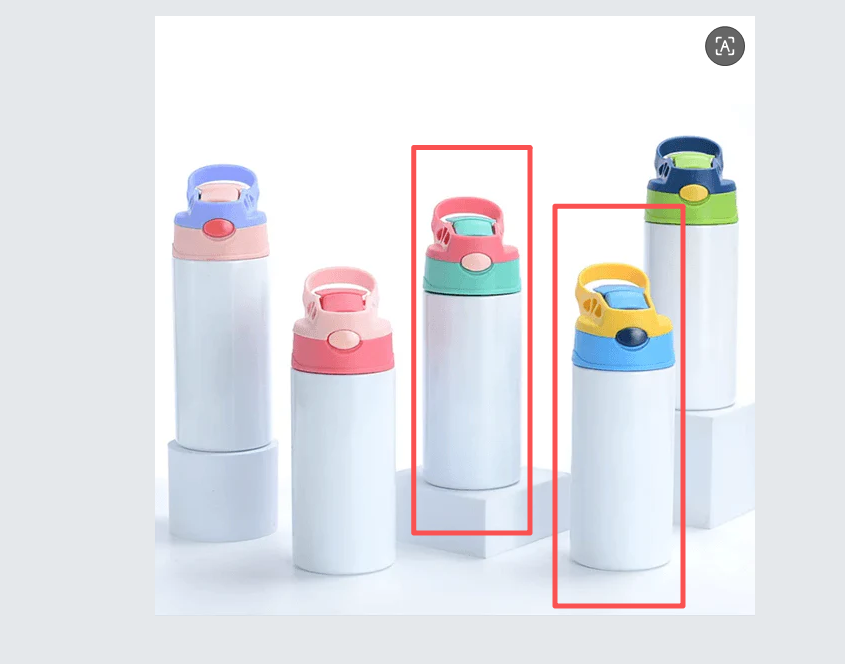 12oz/20oz Case (25 UNITS) Strainght Cute Sippy Cup Kids Tumbler Stainless Steel Water Bottle