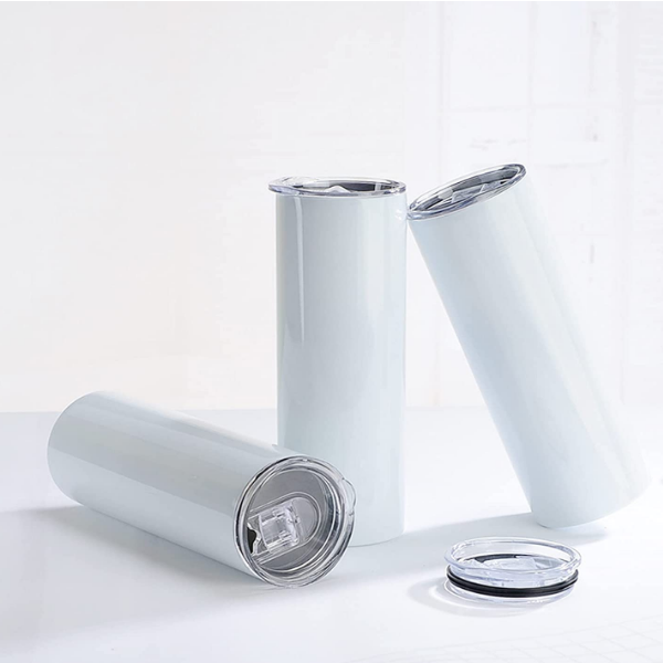 30oz CASE (15/25 UNITS) Skinny sublimation tumbler blanks metal tumbler