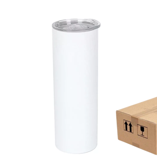 20oz CASE ( 25 UNITS) Skinny Matte Straight Sublimation Tumbler