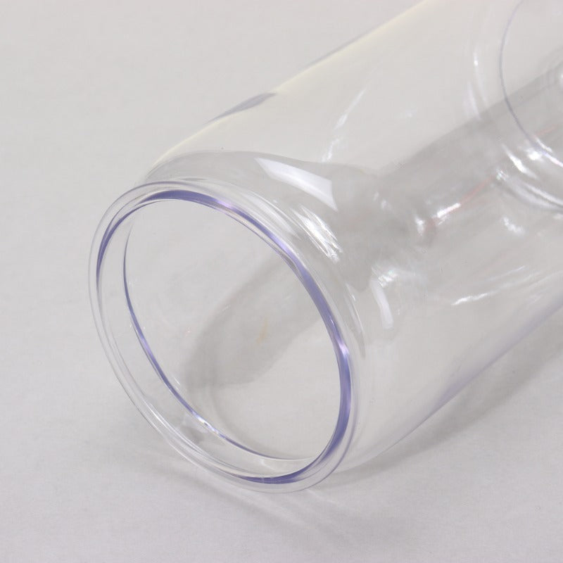 16oz Case (25 Units) Acrylic Colored Blank Classic Tumblers With Straw Single layer plastic tumbler