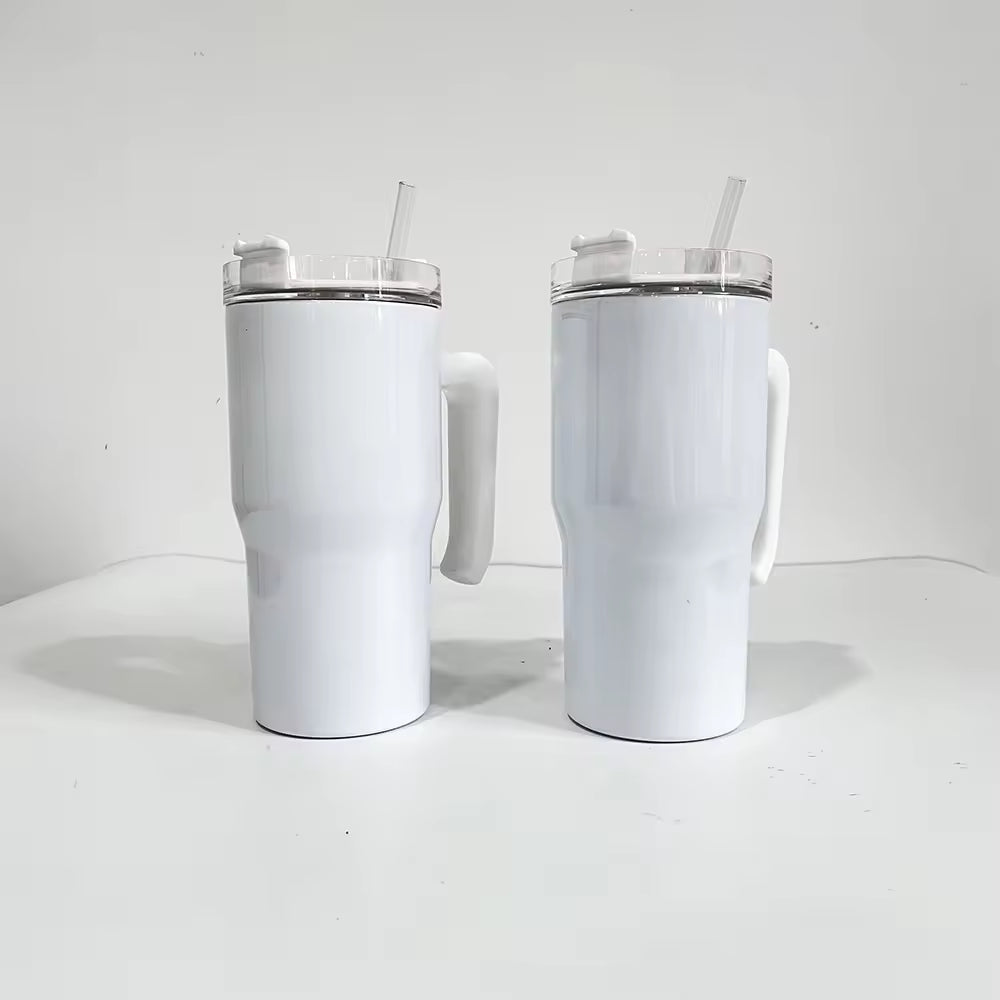 20oz CASE (25 UNITS) Sublimation Glossy Tumbler with Handle