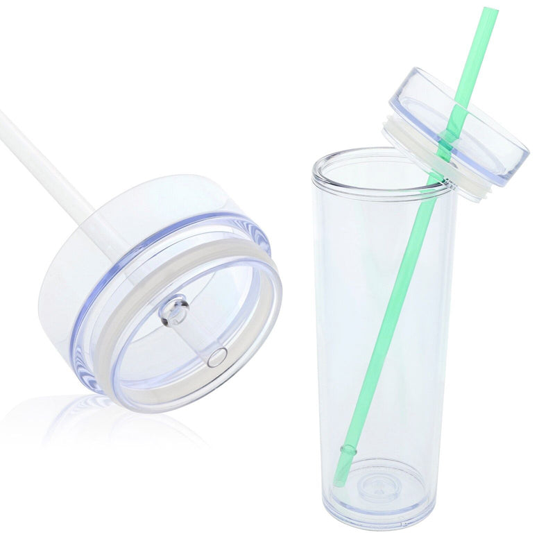 16oz CASE (30 UNITS) cheap acrylic tumbler wholesale skinny plastci tumbler
