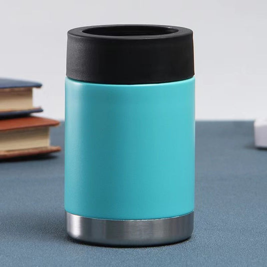 12oz CASE (25 UNITS) Cancooler Stainless Steel Tumbler Double Walled Insulation With Lids