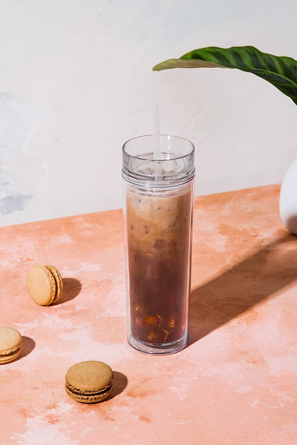 16oz CASE (30 UNITS) cheap acrylic tumbler wholesale skinny plastci tumbler