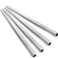 (25 sticks) pack 10.43" Reusable Metal Straws,Plastic and stainless steel
