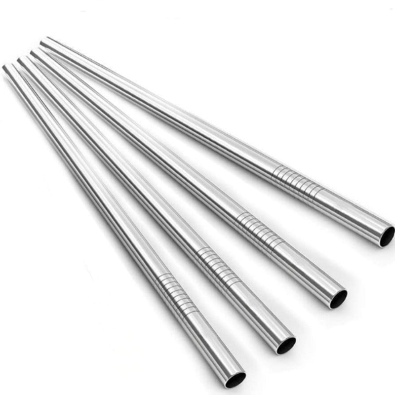 (25 sticks) pack 10.43" Reusable Metal Straws,Plastic and stainless steel