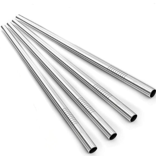 (25 sticks) pack 10.43" Reusable Metal Straws,Plastic and stainless steel