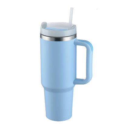 40oz H2.0 Tumbler Stainless Steel  Double Wall Insulated Cup with Handle,