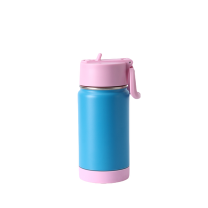 12oz Case (25unit) Stainless Steel Double Walled Children's Sports Water Bottle with Lid