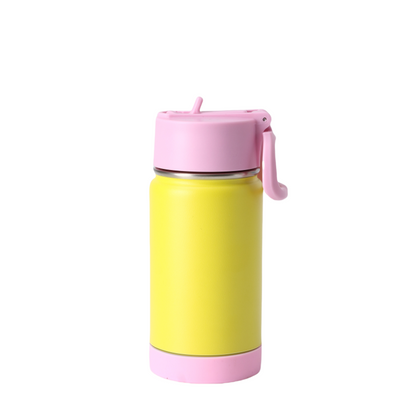 12oz Case (25unit) Stainless Steel Double Walled Children's Sports Water Bottle with Lid
