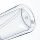 16oz Case (25 Units )  Acrylic Double-layer Snowball Cup Plastic Drum Double Wall Acrylic Tumbler