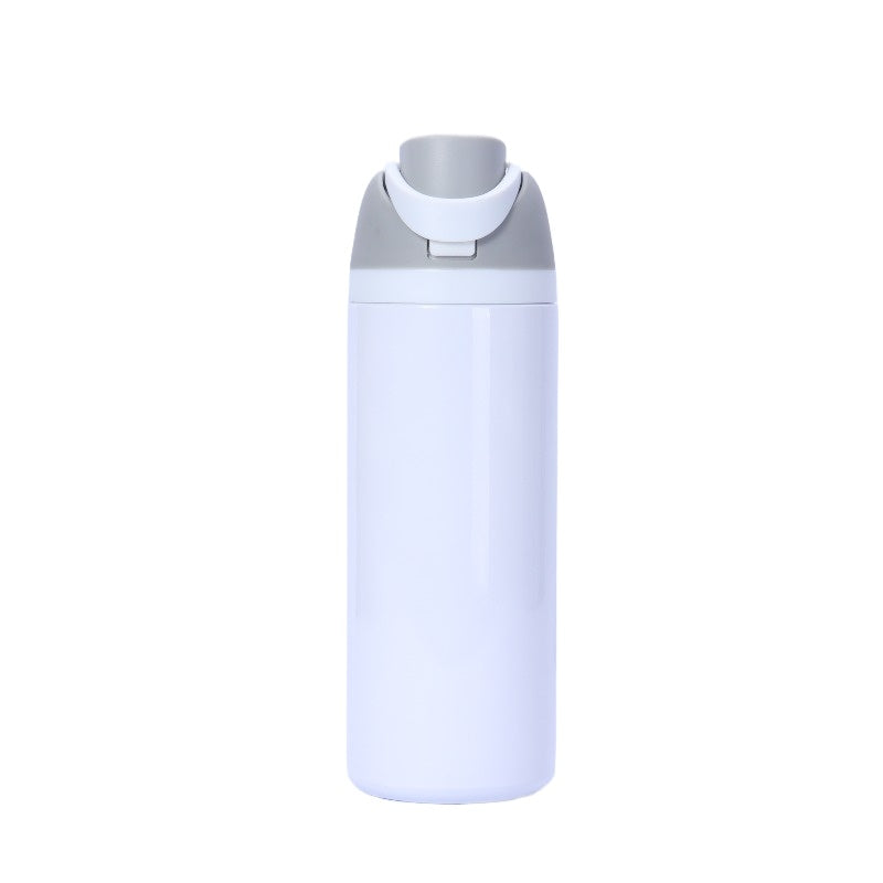 24oz Case of (25 Units)  Sublimation  Fruit Cup Double Drink Sports Water Bottle Stainless Steel Double Layer Vacuum Insulated Cup