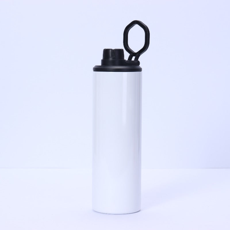 20oz Case of (25 Units) 5colors Lid Sublimation Straight Tumbler  with Spray Cap Insulated Water Bottle 5colors Lid