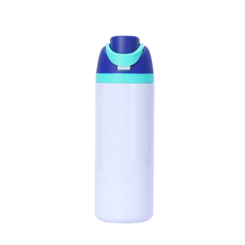 24oz Case of (25 Units)  Sublimation  Fruit Cup Double Drink Sports Water Bottle Stainless Steel Double Layer Vacuum Insulated Cup
