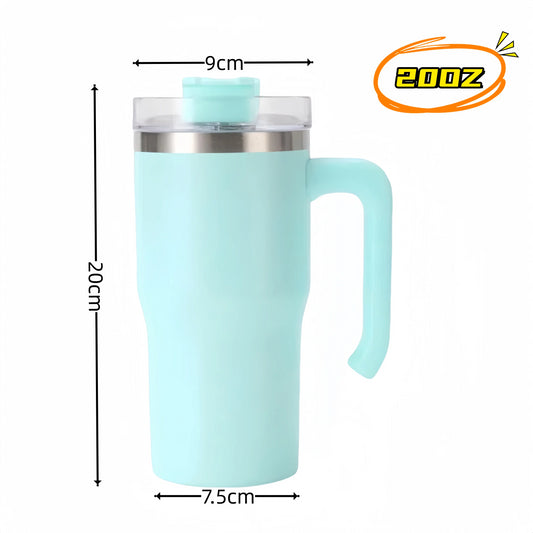 20oz CASE (25 UNITS) Sublimation Glossy Tumbler with Handle