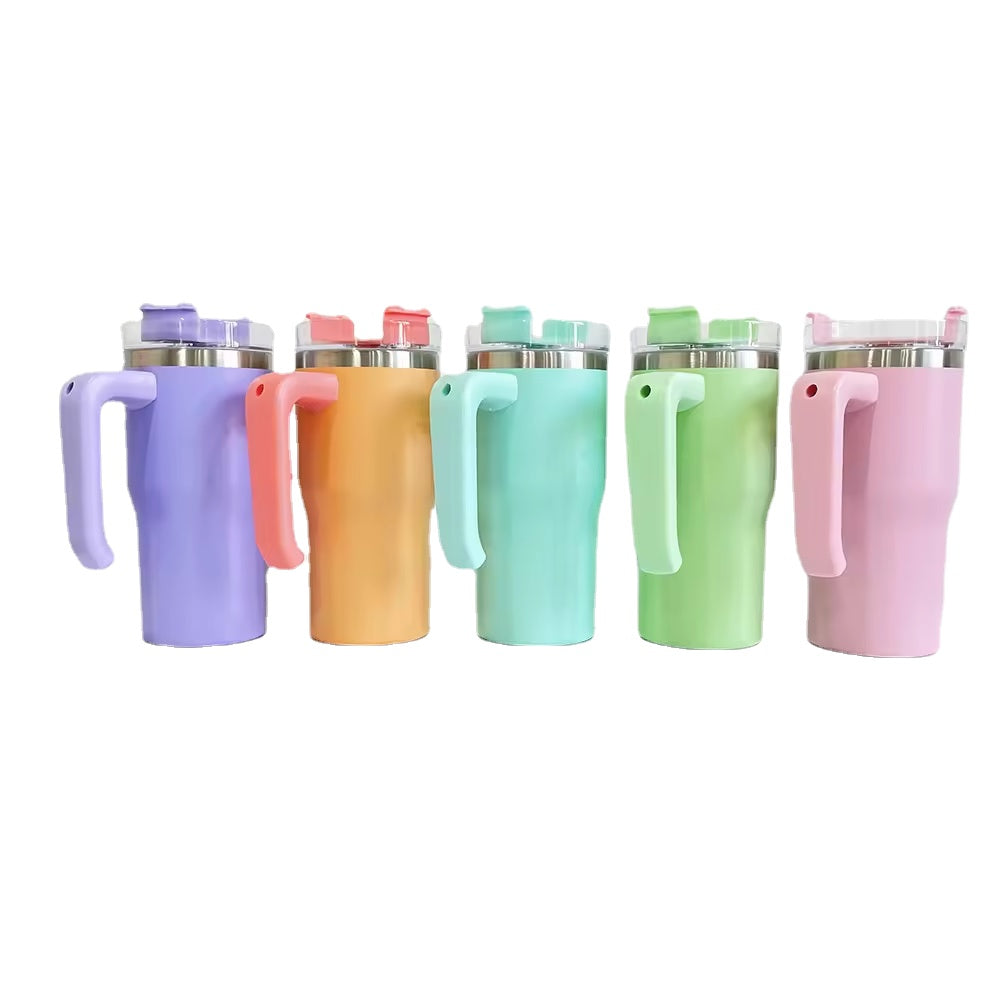 20oz CASE (25 UNITS) Matte/Glossy Sublimation Tumbler with Handle