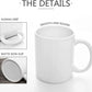 11OZ  Case（36 Units）White Ceramic Blank Sublimation Mug Coffee Mug