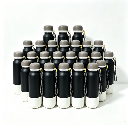 25Pack of 18oz Insulated Water Bottle Stainless Steel with Straw, Leak proof, Bisphenol A Free, Double Wall Vacuum, Can Maintain Low