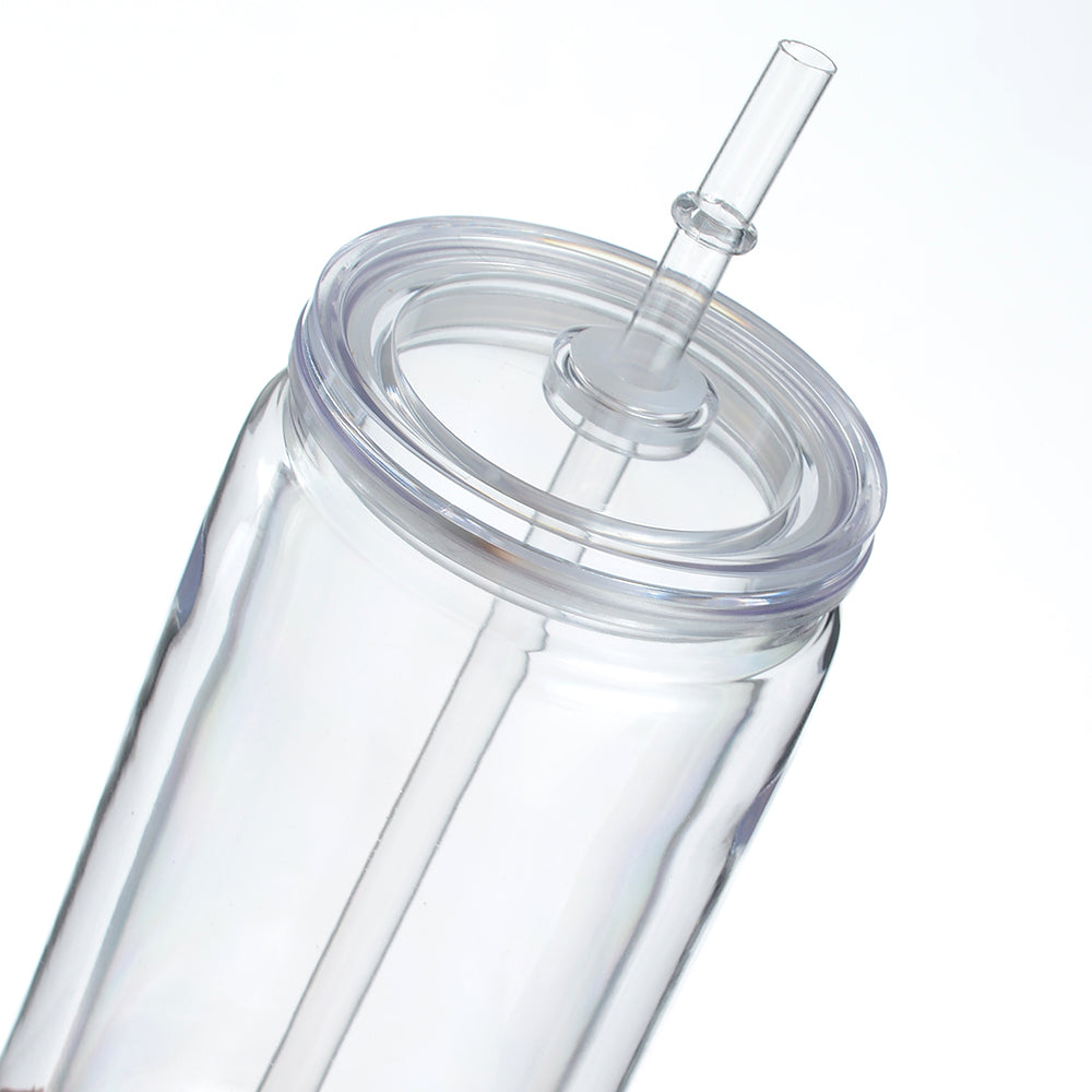 16oz Case (25 Units )  Acrylic Double-layer Snowball Cup Plastic Drum Double Wall Acrylic Tumbler