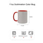 11OZ  Case（36 Units）White Ceramic Blank Sublimation Mug Coffee Mug