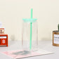 16oz Case (25 Units)  Acrylic Colored Blank Classic Tumblers With Straw Single layer plastic tumbler
